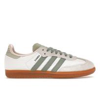 adidas Samba OG moteriški sportbačiai, balti, sidabriniai, žali, ID0492 36