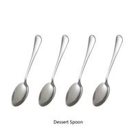 Šiuolaikinis sidabrinis indų rinkinys nerūdijančio plieno stalo įrankių rinkinys valgomasis peilis šakutė šaukštas virtuvės reikmenys vakarietiški stalo reikmenys 4pcs-dessert fork