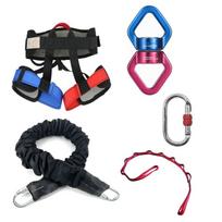 „Bungee“ treniruočių rinkinys „Antigravitacinis jogos šokių pratimų pasipriešinimo juostos rinkinys“ šokinėjimo įranga 120LBS