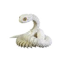 30-60cm 3D spausdintas gyvatės lankstaus sąnario modelis žaislas spausdinta figūrėlė biuro stalo dekoras ornamentas gimtadienio dovana streso malšinimui 30cm balta