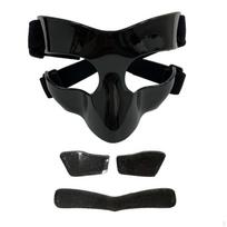 Krepšinio kaukė veido skydas nuo sulaužytos nosies elastinis dirželis, reguliuojamas suaugusiųjų apsauga 14cmx9cm