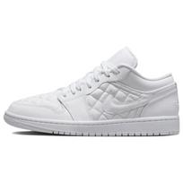 Air Jordan 1 Low Triple White Quilted Moteriški sportbačiai DB6480-100 36.5