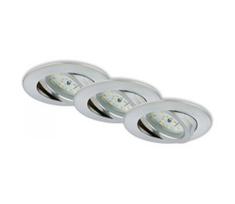 Briloner 7296-039 – komplektas 3 vnt. LED įmontuojamų vonios šviestuvų LED/6,5W/230V IP23