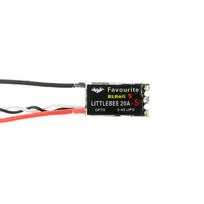 Mėgstamiausios FVT LittleBee 20A bešepetėlis ESC BLHeli_S OPTO 2-4S palaiko Multishot OneShot125 Oneshot42 Multicopter atsargines dalis 4pcs juoda