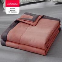 Vasarinė vėsi, skalbiama mašinoje medvilninė antklodė studentams ir vaikams – lengva, skirta naudoti su oro kondicionieriumi 70x90 cm (Random Color) rožinė raudona spalva