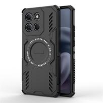Šarvuotas dėklas Motorola Moto G86 Power Magnetinis Adsorbcijos Belaidžio Įkrovimo Dangtelis Moto G86 Power Dėklas For Moto G86 Power Case Motorola Moto G86 Power juoda