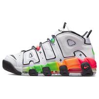 Nike Air More Uptempo 96 Žaidimo kultūra Unisex sportbačiai Balti Visiškai oranžiniai DV1233-111 47.5
