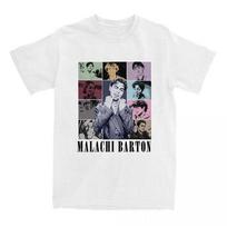 Malachi Barton Grafiniai marškinėliai Zzombies Pasauliai susiduria Turas 2025 Marškinėliai Trumpomis rankovėmis Medvilniniai Moteriški marškinėliai Streetwear Moteriški marškinėliai XS