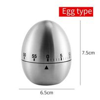 Virtuvės laikmatis nerūdijančio plieno kiaušinių kepimas 60 minučių Mechaninis žadintuvas Kepimas Maisto gaminimo įrankiai Egg