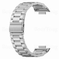 Metalinė nerūdijančio plieno apyrankė skirta Huawei Watch Fit 2 nauja laikrodžio apyrankė FIT 2 riešo elegantiška apyrankė su jungtimi huawei watch fit 2 sidabras