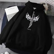 Sung Jin Woo Print Hooded Anime Solo Leveling Streetwear Men Women Long Sleeve Hoodies Harajuku Loose Casual Pullover Sweatshirt S