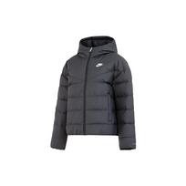 Nike Sportswear Essentials Žieminė striukė su gobtuvu Windrunner Moteriškos striukės Juoda DQ5904-010 XL