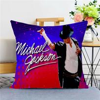 MJ Pop Karalius M-Michael J-Jackson Pagalvės užvalkalas Sofos pagalvės užvalkalas Namų kambario dekoracija Vaikų dovana 12x12Inch