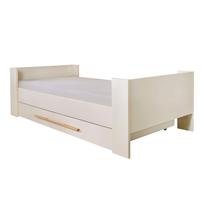 Smėlio spalvos vaikiška lova su sandėliavimo vieta be grotelių 90x200 cm Kids – Roba