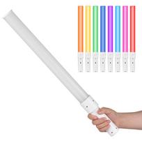 Andoer D2 rankinis RGB šviesos vamzdelis LED vaizdo lemputė 2500K/5500K/8500K pritemdoma 7 spalvinga šviesa balta