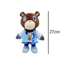 Kanye meškiukas pliušinis žaislas animacinis meškiukas lėlės, įdaryti minkštas žaislas Kalėdų gimtadienio dovana vaikams 26cm-30cm juoda