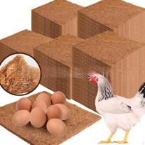 6 dalių kiaušinių dėjimo kilimėliai Coop lizdų įklotų rinkinys Minkštas daugiafunkcis plaunamas kvėpuojantis vištienos lizdas 20x20cm