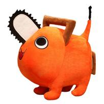 10-40CM Anime Pjūklas Žmogus Pliušinis Pochita Pakabukas Raktų Pakabukas Pliušinės Lėlės Minkšta Pagalvė Kolekcija Cosplay Gimtadienio Dovana 10cm pendant oranžinė