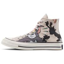 Tom & Jerry x Converse Chuck Taylor All Star High Egret Vyriški kedai Kreminės pilkos juodos spalvos A15111C 35