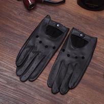Naujos vyriškos pirštinės, ožkos odos, jojimo vairavimo pirštinės, pirštai be pamušalo, slydimo pirštinės, skirtos vyriškoms tikros odos pirštinėms XL  Palm 23cm