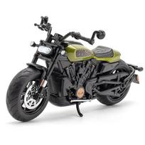 1/12 Lydinio Harley Davidson Sportster S Lenktyninio Motociklo Modelis Diecast Gatvės Sportinio Motociklo Modelis Vaikų Žaislas Dovana žalia