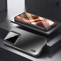 Dėklai GT 7 Metalinis Kameros Objektyvo Laikiklio Dėklas Realme GT7 Smūgiams Atsparus Matinis Stovo Galinis Dangtelis Kietas Apsauginis Bamperio Korpusas Realme GT7 juoda
