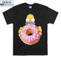 Simpsonai Homeras Negali Kalbėti Marškinėliai Dovana Hoodis T marškinėliai Vyrams Moterims Unisex 7469 S