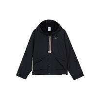 Nike Therma-FIT Standard Issue Fleece-Lined Warm Embroidered Logo Sports Coach Jacket Men Outerwear Black DA6858-010 M