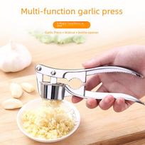 Ypač didelis 4-in-1 daugiafunkcinis česnako smulkintuvas ir trintuvas Small garlic press