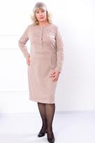 Timeless Casual Dresse (Women’s) – Luxurious Fabric & Figure Accent Any season 8262-065 HC 4XL kreminė