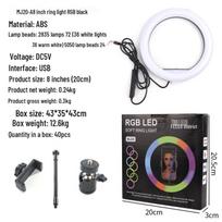 MJ26 RGB Ring Light – 10/8/18 Inch, Live Stream & Photography Indoor Video Lighting