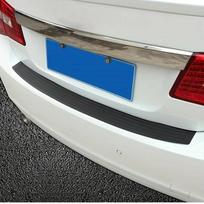 Universalus automobilio bagažinės slenksčio apsaugos lipdukas, guminė juostelė, automatinis galinio buferio apsaugos nuo įbrėžimų strypas, juodas 90cm/35.4in juoda