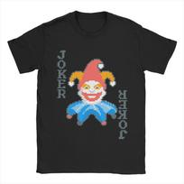 Vintažiniai Balatro žaidimo kortų Džokerio marškinėliai vyrams, apvalia kaklo iškirpte, 100% medvilnės T-shirt, trumpomis rankovėmis, naujas atvykimas S