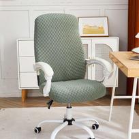 Tampri biuro kėdės užvalkalas Neslystantis kompiuterio kėdės užvalkalas Tampri pasukama fotelio sėdynės dėklo apsauga Housse De Chaise S Chair Cover