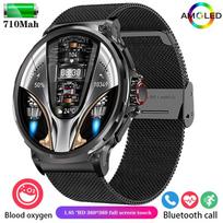 Skirtas „Huawei Xiaomi GPS Track Smart Watch Men“, 1,85 colio „Ultra HD“ AMOLED ekranas 710 Mah Baterija „Bluetooth Call“, „SmartWatch 2024“ Nauja