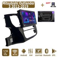 „Android Carplay“ automobilio radijas, skirtas „Mitsubishi Outlander 3“, 2012–2019 m. daugialypės terpės grotuvo galvos blokas, stereo GPS navigacija BT WIFI 2+32GB 1+16GB,A