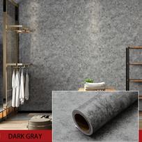 Savaime lipnūs vandeniui atsparūs tapetai Pilki minimalistiniai industrinio stiliaus tapetai Miegamojo svetainės dekoras PASIDARYK PATS namų renovacija 60cm*5m