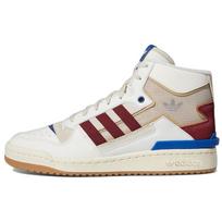 Adidas Originals Forum Exhibit Mid 2 Odiniai Patogūs Vidutinio Aukščio Sportbačiai Unisex Sportbačiai Balti Raudoni Mėlyni GX4120 36