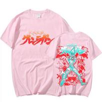Anime Tengen Toppa Gurren Lagann Marškinėliai Unisex Medvilniniai Jaukūs Marškinėliai Trumpomis Rankovėmis Harajuku Gatvės Drabužiai Didelio Dydžio Marškinėliai Unisex L
