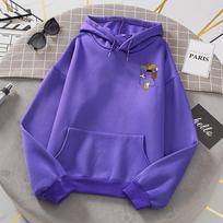 Animacinis katinas, šliaužiantis, margintas pavasario rudens Kawaii gobtuvu, moteriškas mados megztinis megztinis Harajuku unisex negabaritinis gobtuvas S