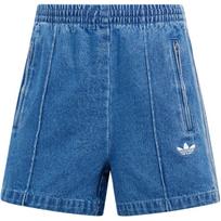 adidas Moteriški Adicolor Džinsiniai Firebird Šortai Indigo Džinsas Moterims Gatvės Stilius JD2562 M