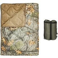Kylebooker Camo Woobie antklodė vandeniui atspari pončo pamušalas, skirtas stovyklavimui lauke, žygiams, medžioklei, išgyvenimui, kuprinėms, piknikui miško kamufliažinė spalva