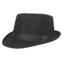 Vilnonė kepurė vyrams Žieminė kepurė Vyriška džiazo kepurė Džentelmeno kepurė Panama Fedora kepurės juoda
