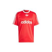 adidas Adicolor Marškinėliai Geresnė Skarlatinė/Balta Vyriški Gatvės Stiliaus IM9458 L red