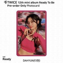 DU KARTUS 12-asis mini albumas, paruoštas būti fotokortele Žinutės kortelės plakatas Atvirukas Dahyun POB Photocard - Ready ver