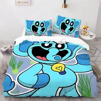 Anime Animacinis S-Smiling Critters Siaubo Žaidimas CATNAP DOGDAY Antklodės Užvalkalų Rinkiniai Spausdintas Patalių Komplektas Dvigulis Karalienės Karališko Dydžio 2/3 vnt. cot size70x133cm2pc