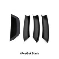 4 vnt./kompl. Automobilio vidinės durų rankenos panelės traukimo apsauginis dangtelis BMW X3 X4 F25 F26 2010 - 2016 4Pcs Black