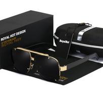 Royal Hot Unisex stilingi lauko vairavimo poliarizuoti akiniai nuo saulės juoda