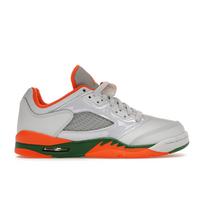 Air Jordan 5 Retro Low GS Hurricanes Vaikams Sportbačiai Pilki Football-Grey Brilliant-Orange FQ1293-018 36