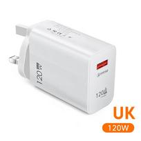 QC3.0 USB greito įkrovimo Type C laidas, skirtas iPhone Samsung Xiaomi Huawei UK-White balta